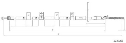 Трос CABOR 17.5063