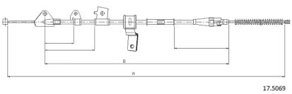 Трос CABOR 17.5069