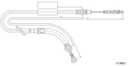 Трос CABOR 17.6001