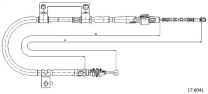 Трос CABOR 17.6041