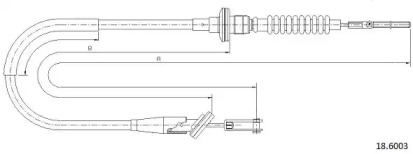 Трос CABOR 18.6003