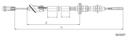 Трос CABOR 18.6107