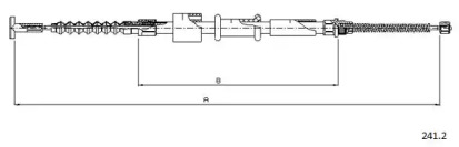 Трос CABOR 241.2