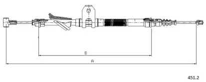 Трос CABOR 451.2