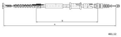 Трос CABOR 461.12