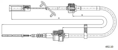 Трос CABOR 492.10