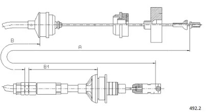 Трос CABOR 492.2