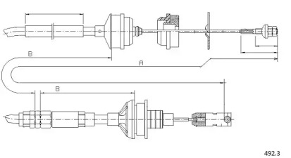 Трос CABOR 492.3