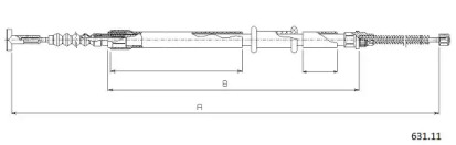 Трос CABOR 631.11