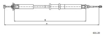 Трос CABOR 631.20
