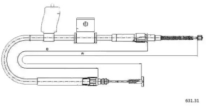 Трос CABOR 631.31