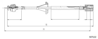 Вал CABOR S07122