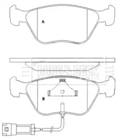 Тормозной диск BORG & BECK BBD6054S