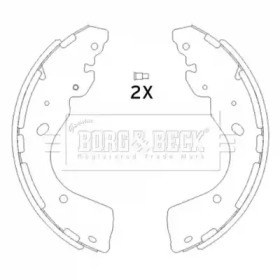 Комлект тормозных накладок BORG & BECK BBS6445