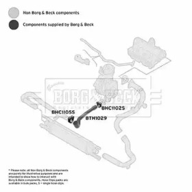 Шлангопровод BORG & BECK BTH1029