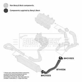 Шлангопровод BORG & BECK BTH1036