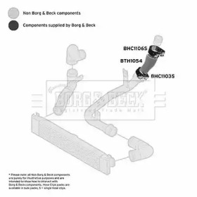 Шлангопровод BORG & BECK BTH1054