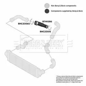 Шлангопровод BORG & BECK BTH1086