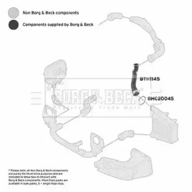 Шлангопровод BORG & BECK BTH1145