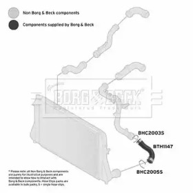 Шлангопровод BORG & BECK BTH1147