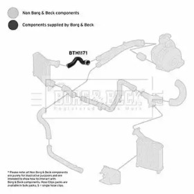 Шлангопровод BORG & BECK BTH1171