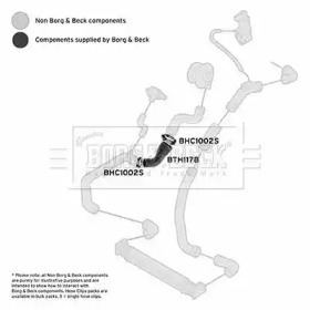 Шлангопровод BORG & BECK BTH1178