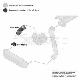 Шлангопровод BORG & BECK BTH1198