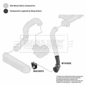 Шлангопровод BORG & BECK BTH1202