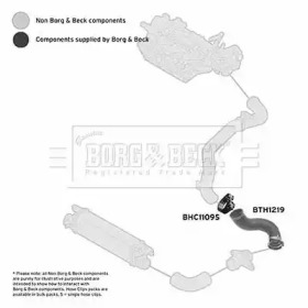 Шлангопровод BORG & BECK BTH1219