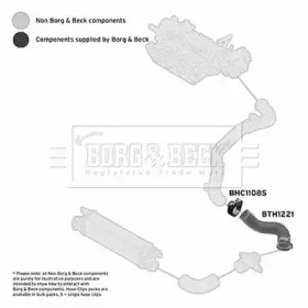 Шлангопровод BORG & BECK BTH1221