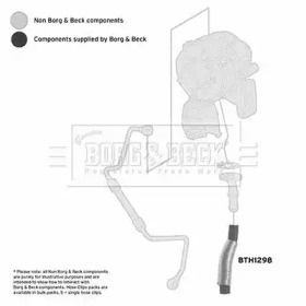 Шлангопровод BORG & BECK BTH1298