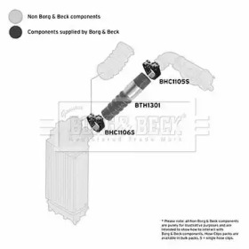 Шлангопровод BORG & BECK BTH1301