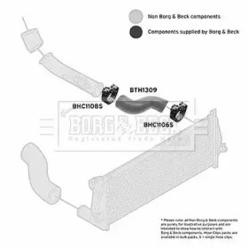 Шлангопровод BORG & BECK BTH1309