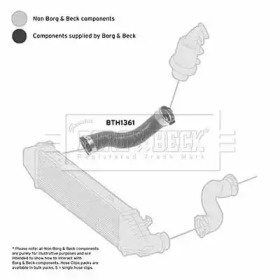 Шлангопровод BORG & BECK BTH1361