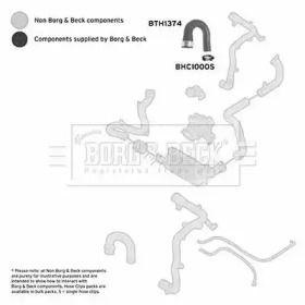 Шлангопровод BORG & BECK BTH1374