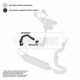 Шлангопровод BORG & BECK BTH1404