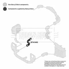 Шлангопровод BORG & BECK BTH1410