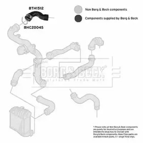 Шлангопровод BORG & BECK BTH1512