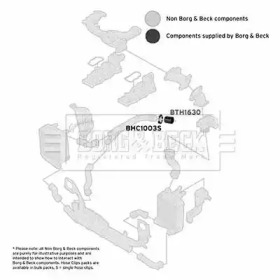 Шлангопровод BORG & BECK BTH1630