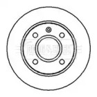 Тормозной диск BORG & BECK BBD4016