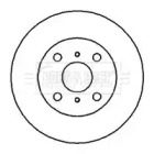 Тормозной диск BORG & BECK BBD4040