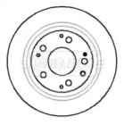 Тормозной диск BORG & BECK BBD4091