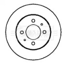 Тормозной диск BORG & BECK BBD4201