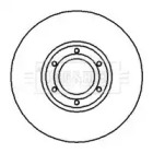Тормозной диск BORG & BECK BBD4234