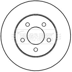 Тормозной диск BORG & BECK BBD4277