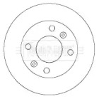 Тормозной диск BORG & BECK BBD4342