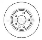 Тормозной диск BORG & BECK BBD4388