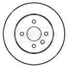 Тормозной диск BORG & BECK BBD4394