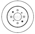 Тормозной диск BORG & BECK BBD4398