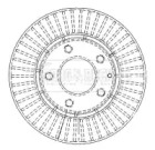 Тормозной диск BORG & BECK BBD4483